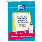 Blok bristolkaarten Oxford 148 x 210, 30 geperforeerde kaarten Q5/5 - Oxford